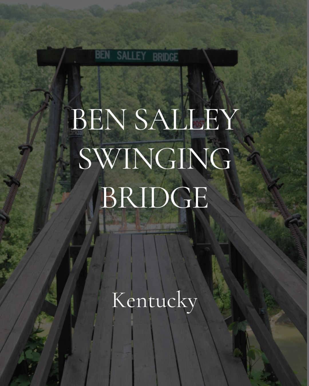 Ben Salley Swinging Bridge