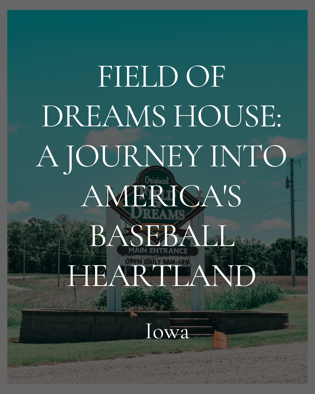 Field of Dreams House: A Journey into America’s Baseball Heartland
