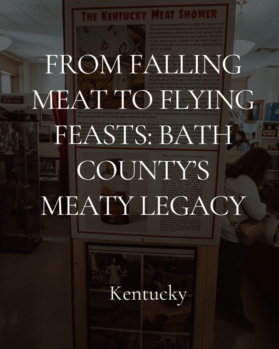 From Falling Meat to Flying Feasts: Bath County’s Meaty Legacy